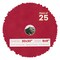 Red Suede Mat Board for 30x30 Frames - Circle Opening for 8x8 Photos